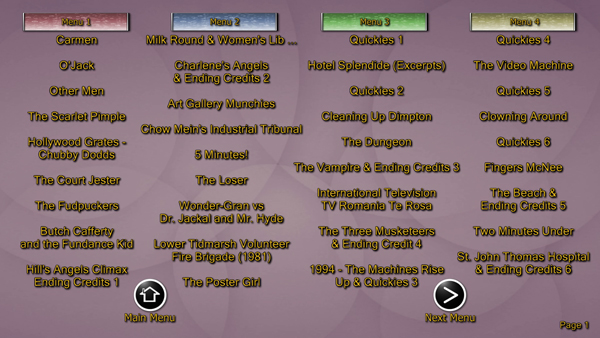 Volume 2 Main Menu 1